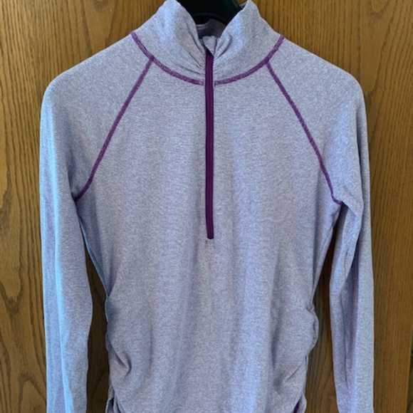 athletic half zip pullover